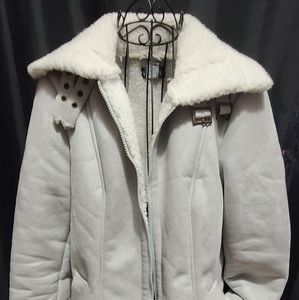 Venus Grey Quilted Zip Moto Jacket